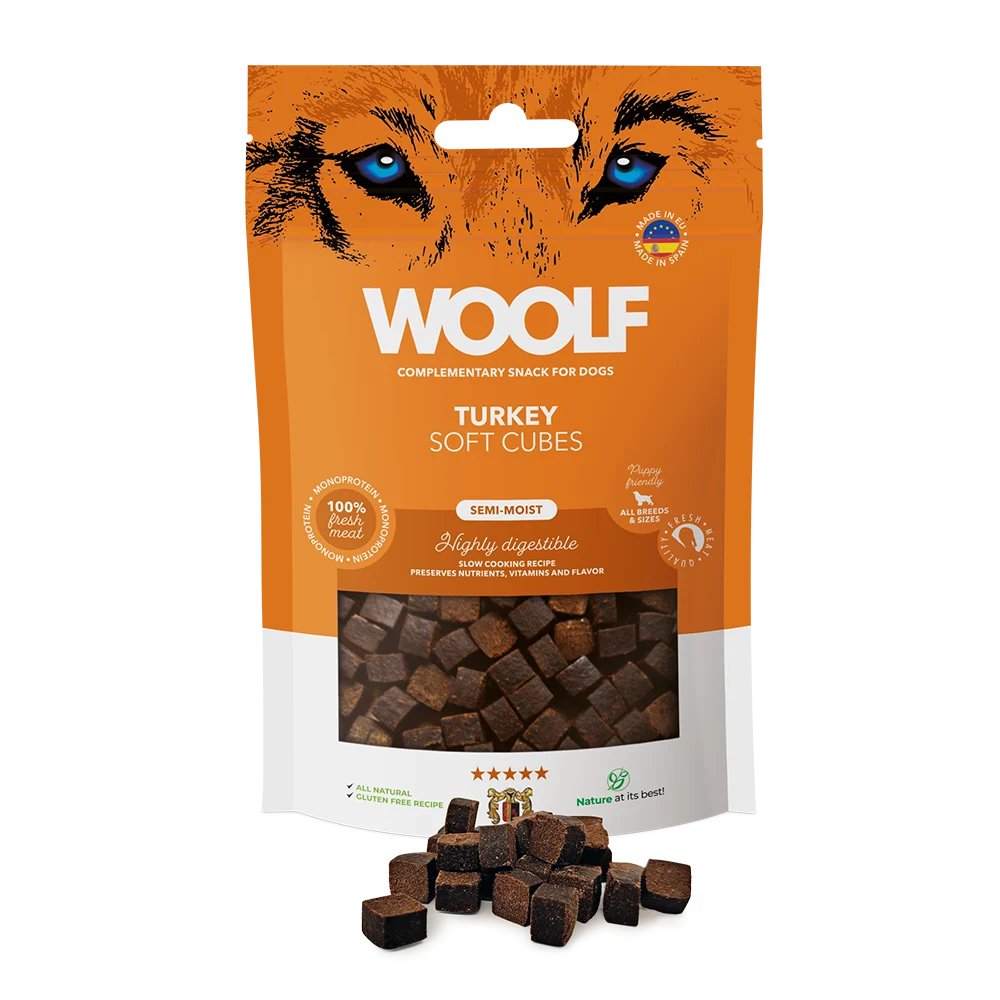Woolf Soft Cubes kalkun 100gr - Image 2
