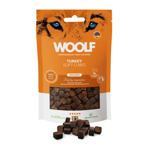 Woolf Soft Cubes kalkun 100gr