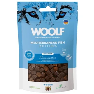 Woolf Soft Cubes Middelhavsfisk 100g