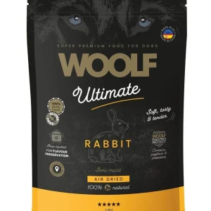 Woolf Ultimate Dog Semimoist fullfôr/godbiter Rabbit 1kg