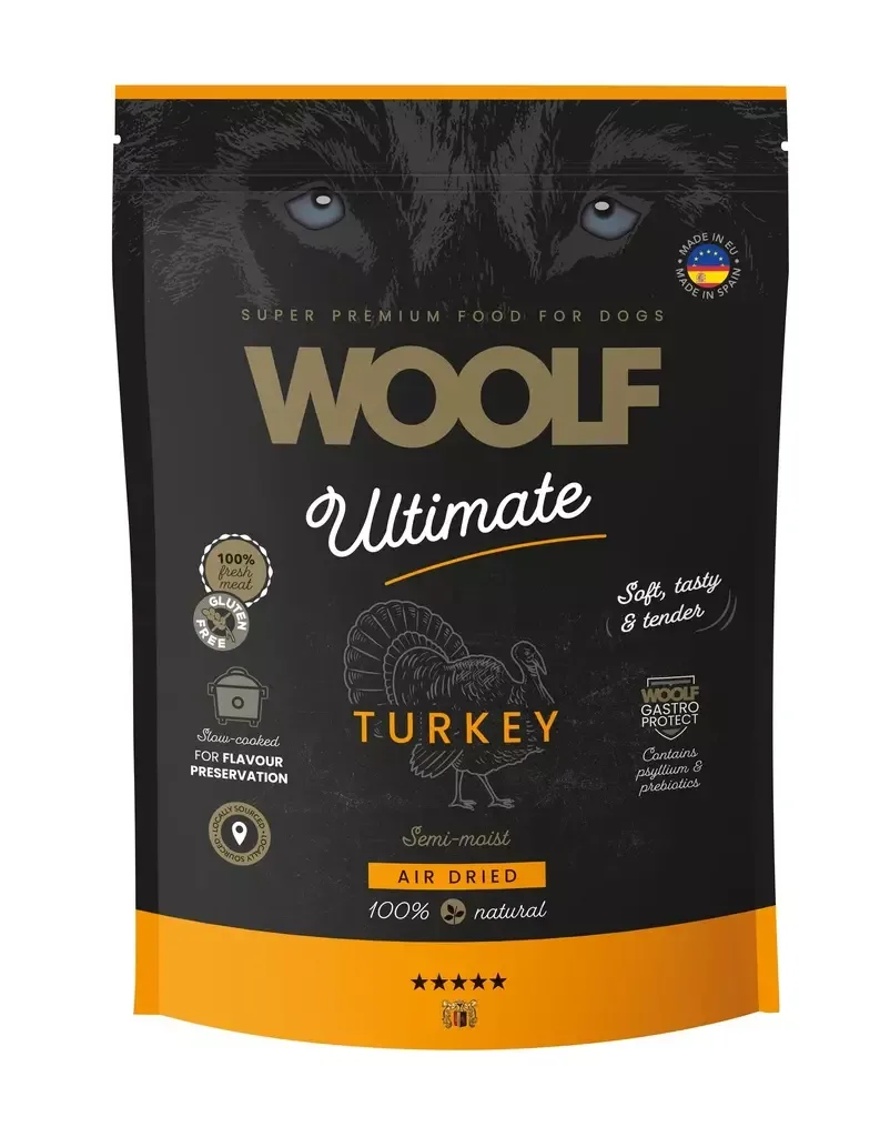 Woolf Ultimate hundefôr Kalkun 1kg