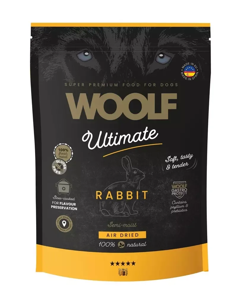 Woolf Ultimate hundefôr Kanin 1kg