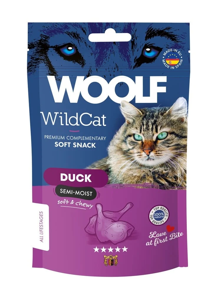 Woolf Wildcat Snacks Duck 50g