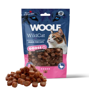Woolf Wildcat Twisties Goose 50g