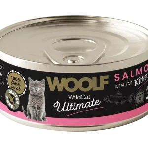 Woolf Wildcat Ultimate Kattefôr Kitten Salmon Pate 85g