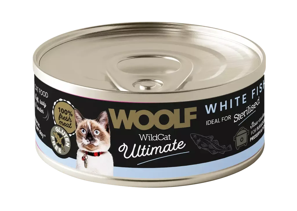 Woolf Wildcat Ultimate Kattefôr White Fish Pate 85g