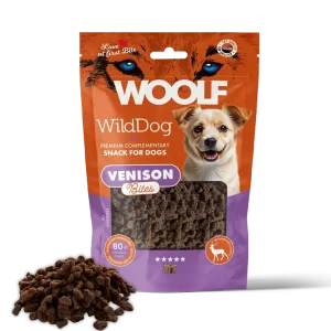 Woolf Wilddog Soft Hjort godtbiter 100g