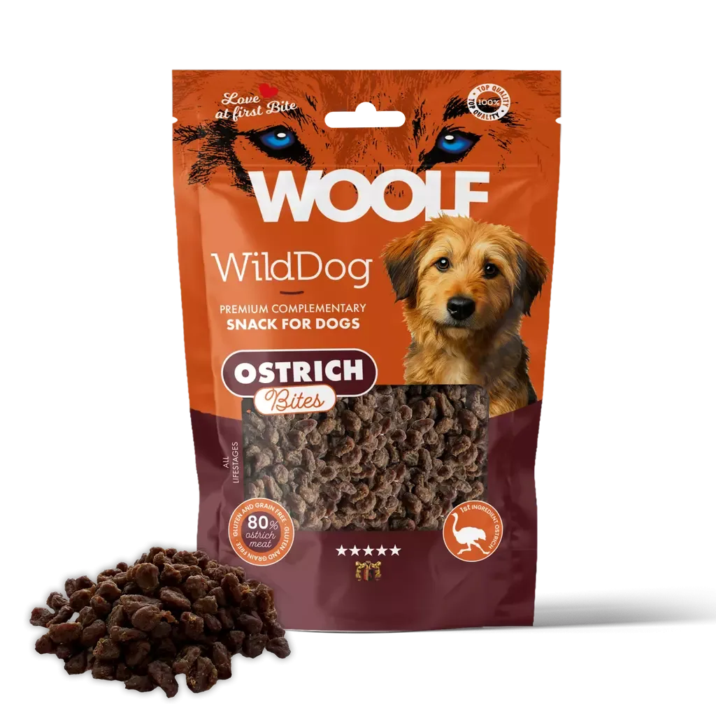 Woolf Wilddog Soft Struts godtbiter 100g