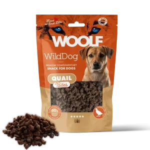 Woolf Wilddog Soft Vaktel godtbiter 100g
