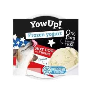 YowUp! Frozen Yogurt, Hot Dog with Cheese, 110g. Hundeis