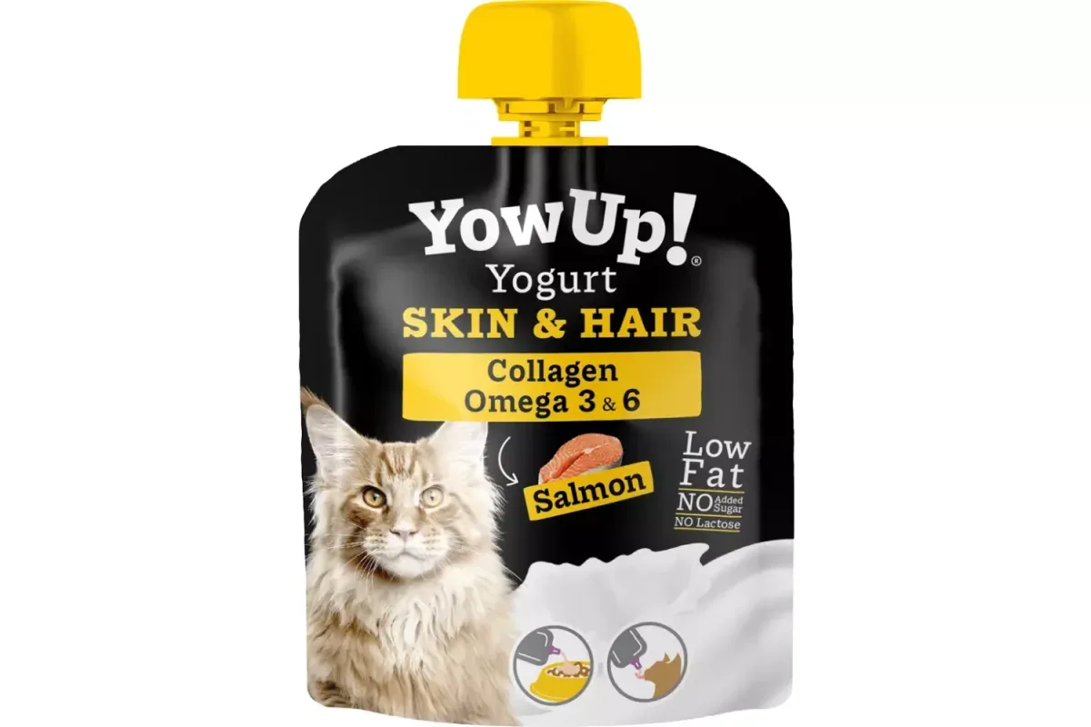 YowUp! Yoghurt Katt Hud & Pels Laks – 85g