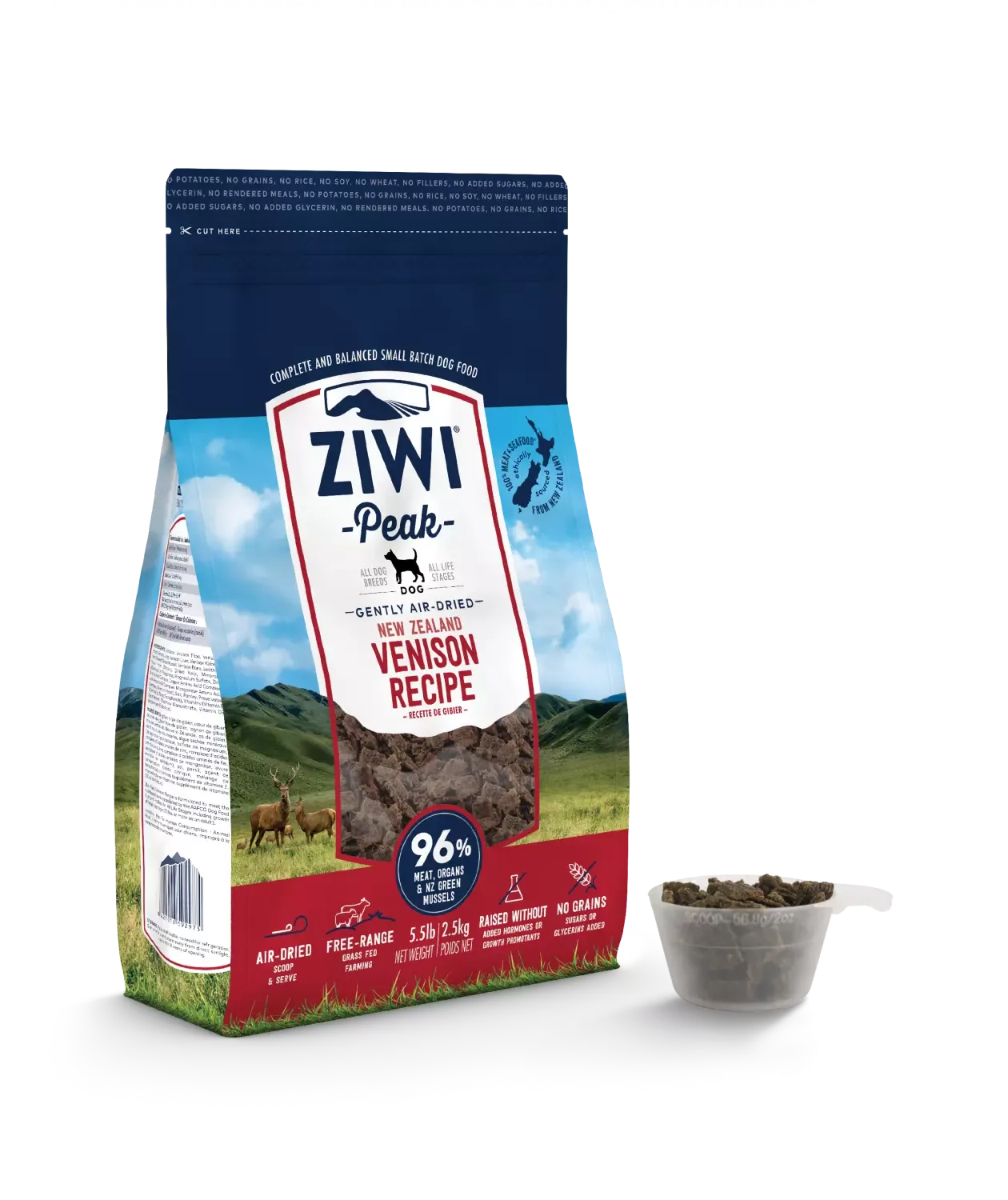 ZIWI PEAK HJORT TIL HUND 1KG (5)
