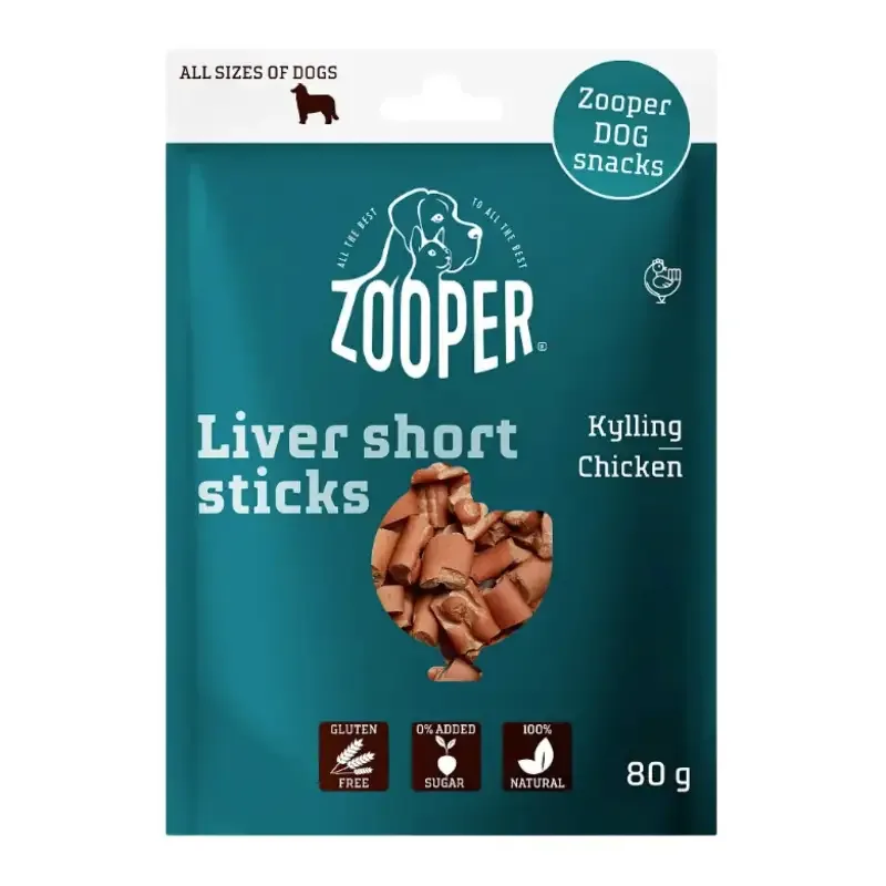 Zooper – Short liver stickers, 80g